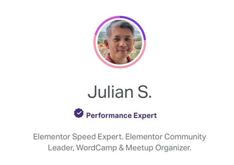 elementor speed expert cert